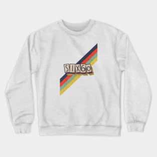 retro vintage color SIX60 Crewneck Sweatshirt